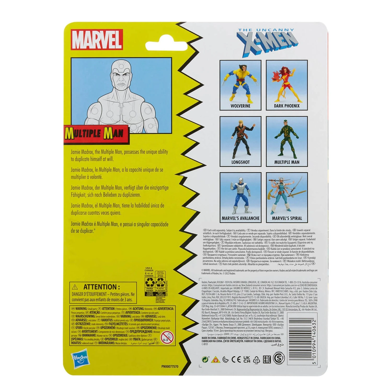 Hasbro Marvel Legends Series Classic Multiple Man Action Figure 10 Hasbro Marvel Legends Series Classic Multiple Man Action Figure - Image 8