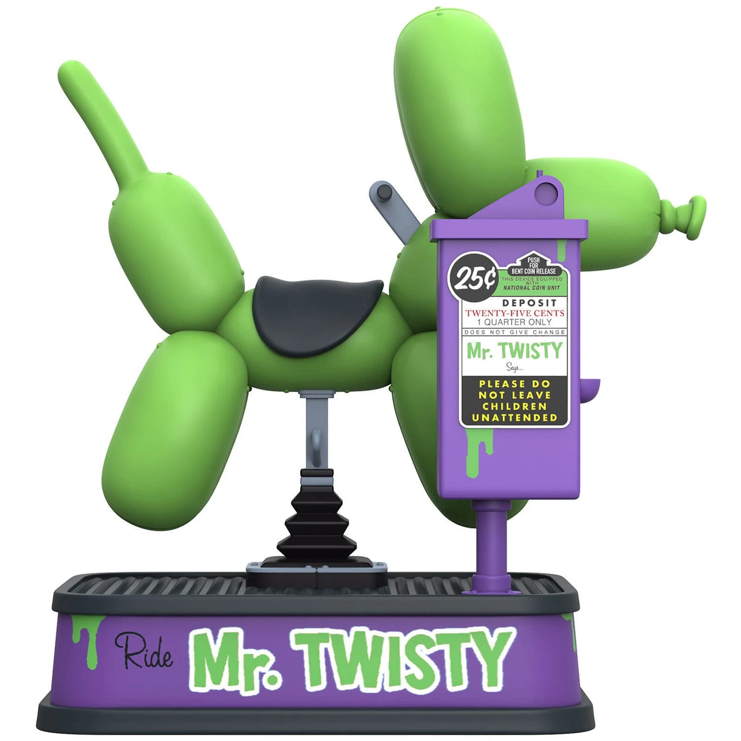 Mighty Jaxx Mr. Twisty (Spooky Edition) By Jason Freeny 9” Vinyl Art Toy 7 Mighty Jaxx Mr. Twisty (Spooky Edition) By Jason Freeny 9” Vinyl Art Toy - Image 5
