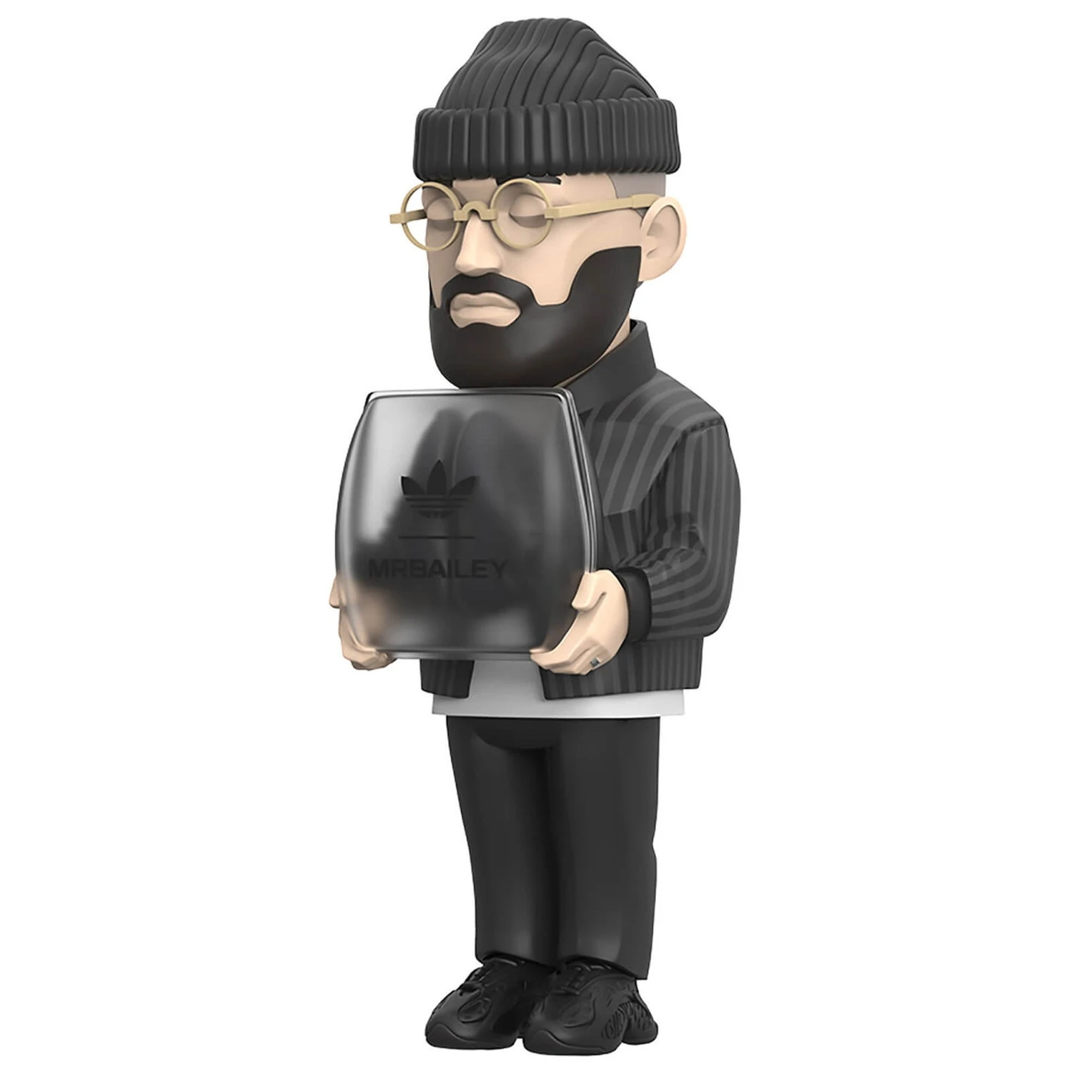 Mighty Jaxx Mrbailey® By Yarms 8" Vinyl Art Toy 4 Mighty Jaxx Mrbailey® By Yarms 8" Vinyl Art Toy - Image 2