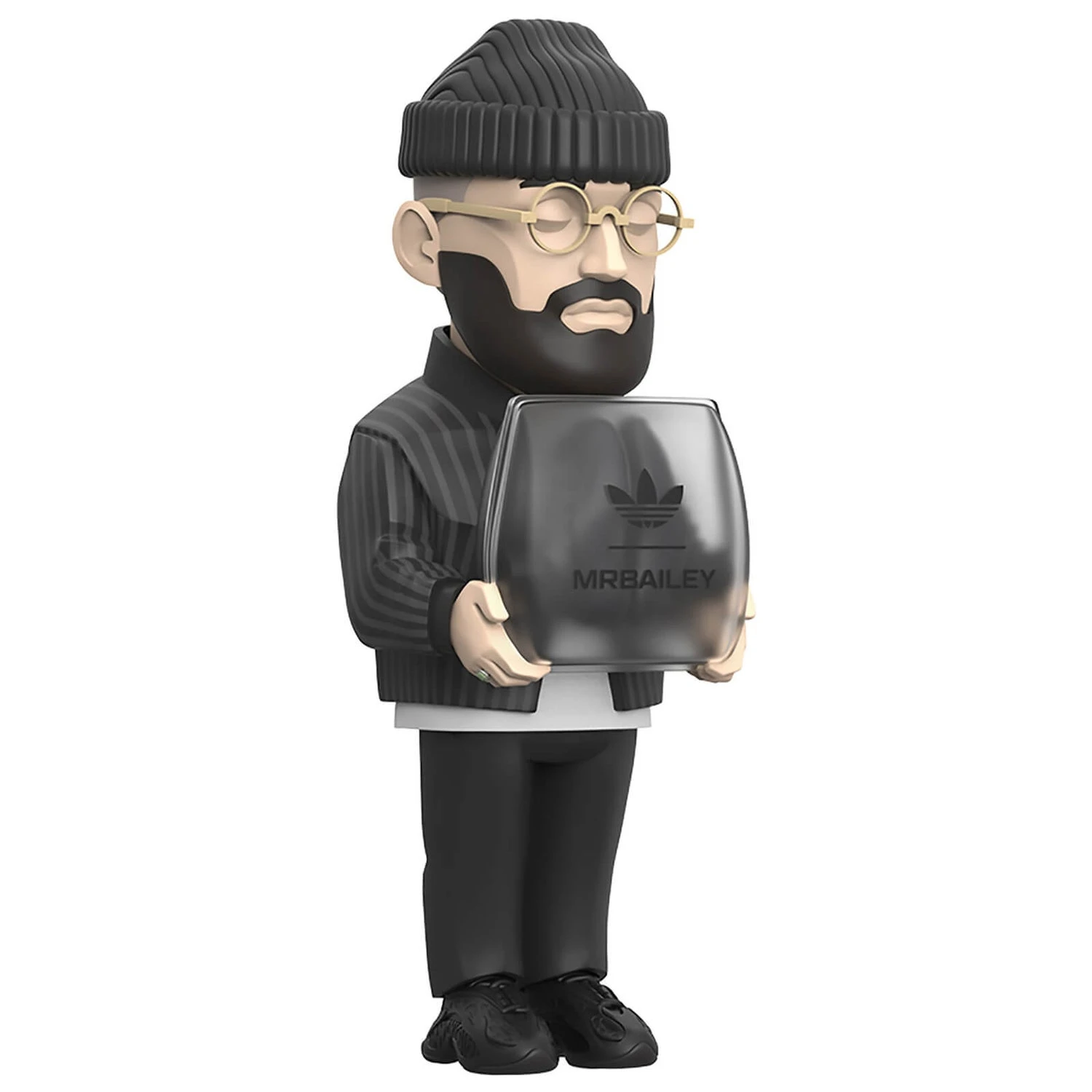 Mighty Jaxx Mrbailey® By Yarms 8" Vinyl Art Toy 10 Mighty Jaxx Mrbailey® By Yarms 8" Vinyl Art Toy - Image 8