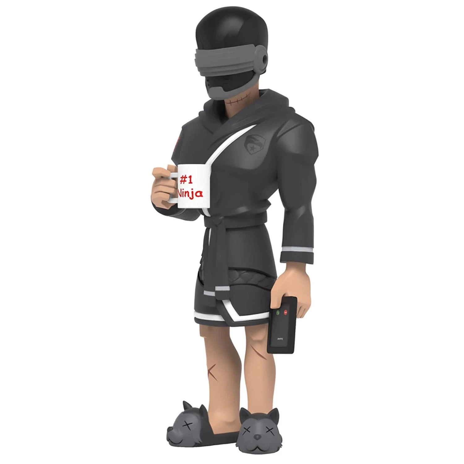 Mighty Jaxx G.I.Joe Off Werk Snake Eyes 6.5” Vinyl Art Toy 4 Mighty Jaxx G.I.Joe Off Werk Snake Eyes 6.5” Vinyl Art Toy - Image 2