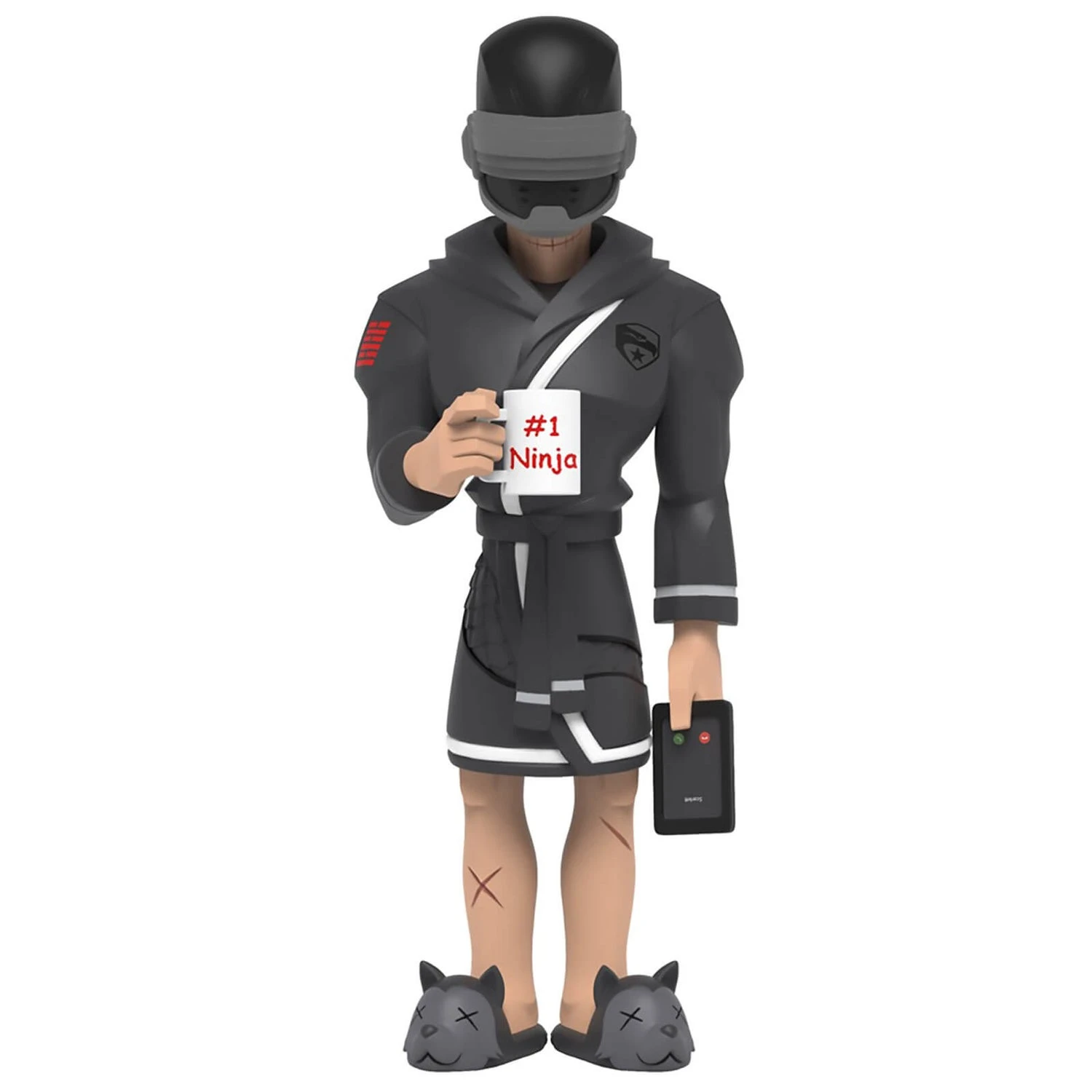 Mighty Jaxx G.I.Joe Off Werk Snake Eyes 6.5” Vinyl Art Toy 3 Mighty Jaxx G.I.Joe Off Werk Snake Eyes 6.5” Vinyl Art Toy