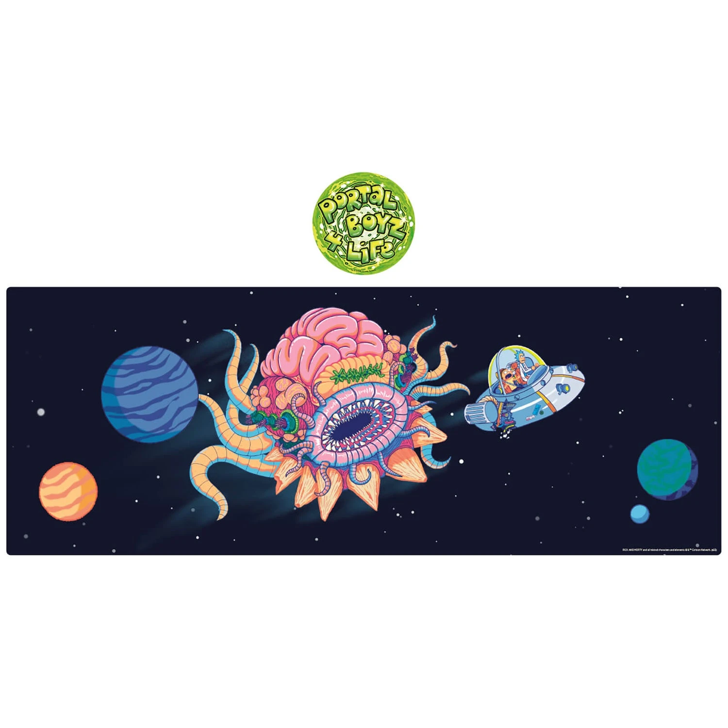 Fanattik Rick And Morty Large Desk Pad And Coaster Set 7 Fanattik Rick And Morty Large Desk Pad And Coaster Set - Image 5