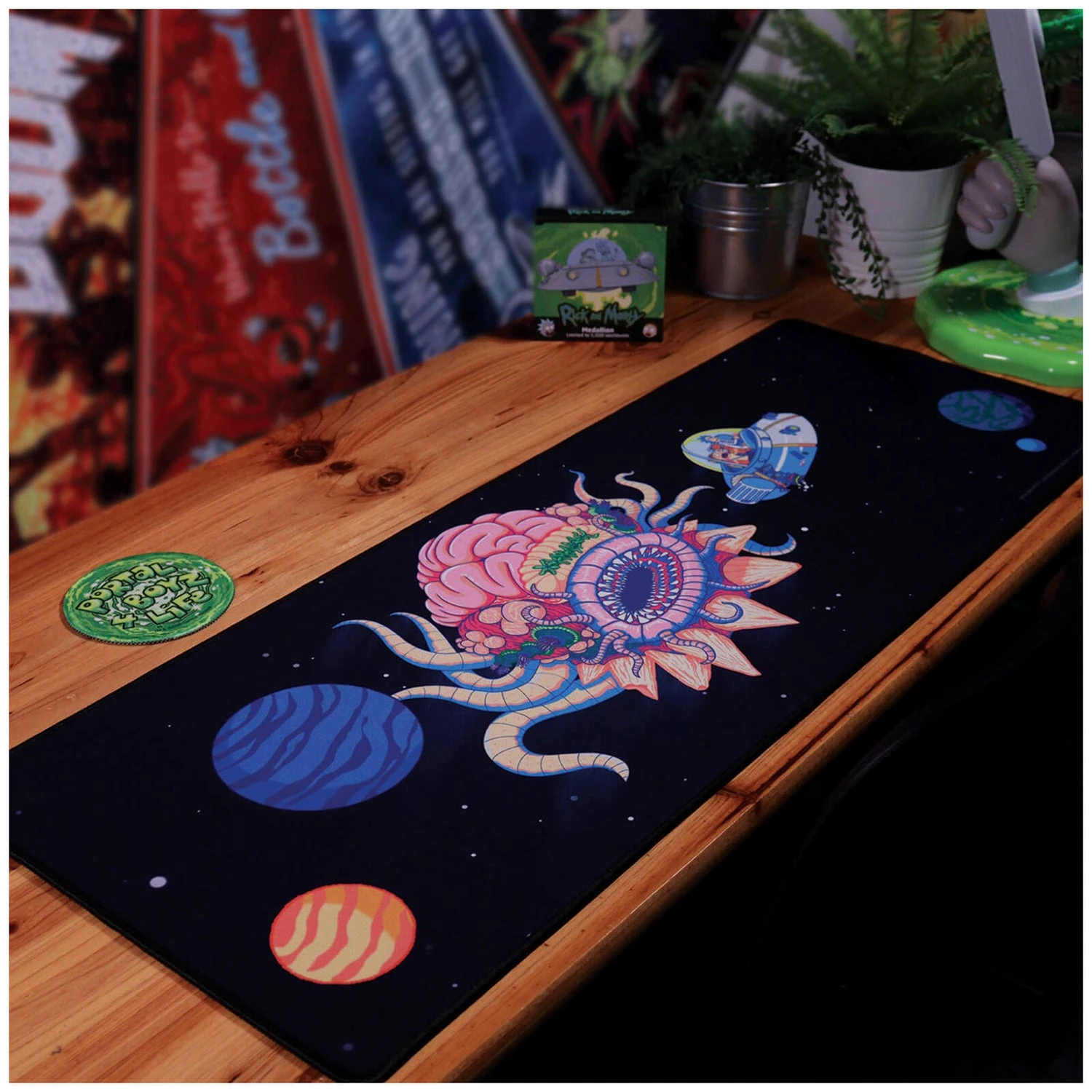Fanattik Rick And Morty Large Desk Pad And Coaster Set 11 Fanattik Rick And Morty Large Desk Pad And Coaster Set - Image 9