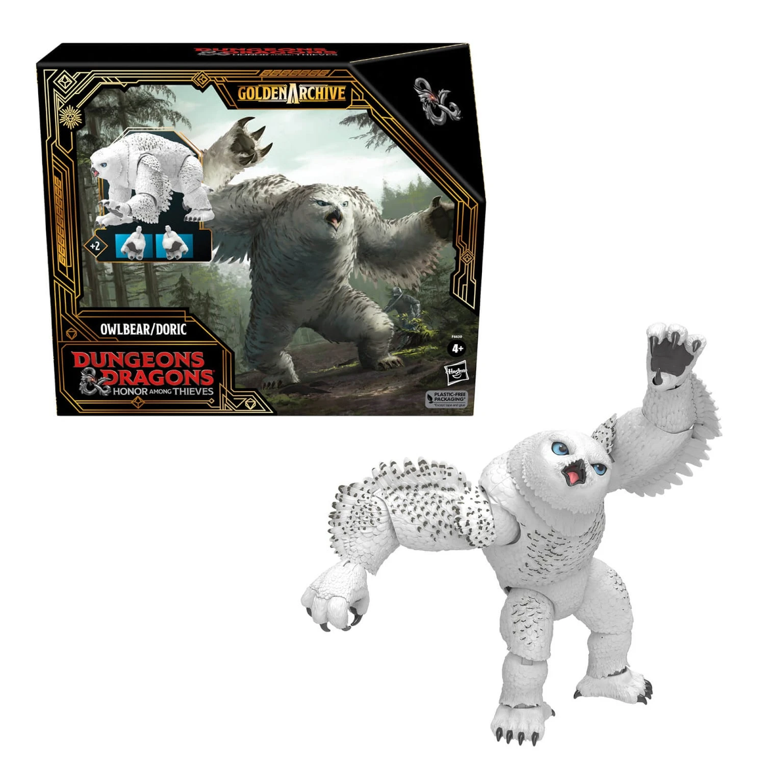 Hasbro Dungeons & Dragons Golden Archive Owlbear/Doric Action Figure 6 Hasbro Dungeons & Dragons Golden Archive Owlbear/Doric Action Figure - Image 4