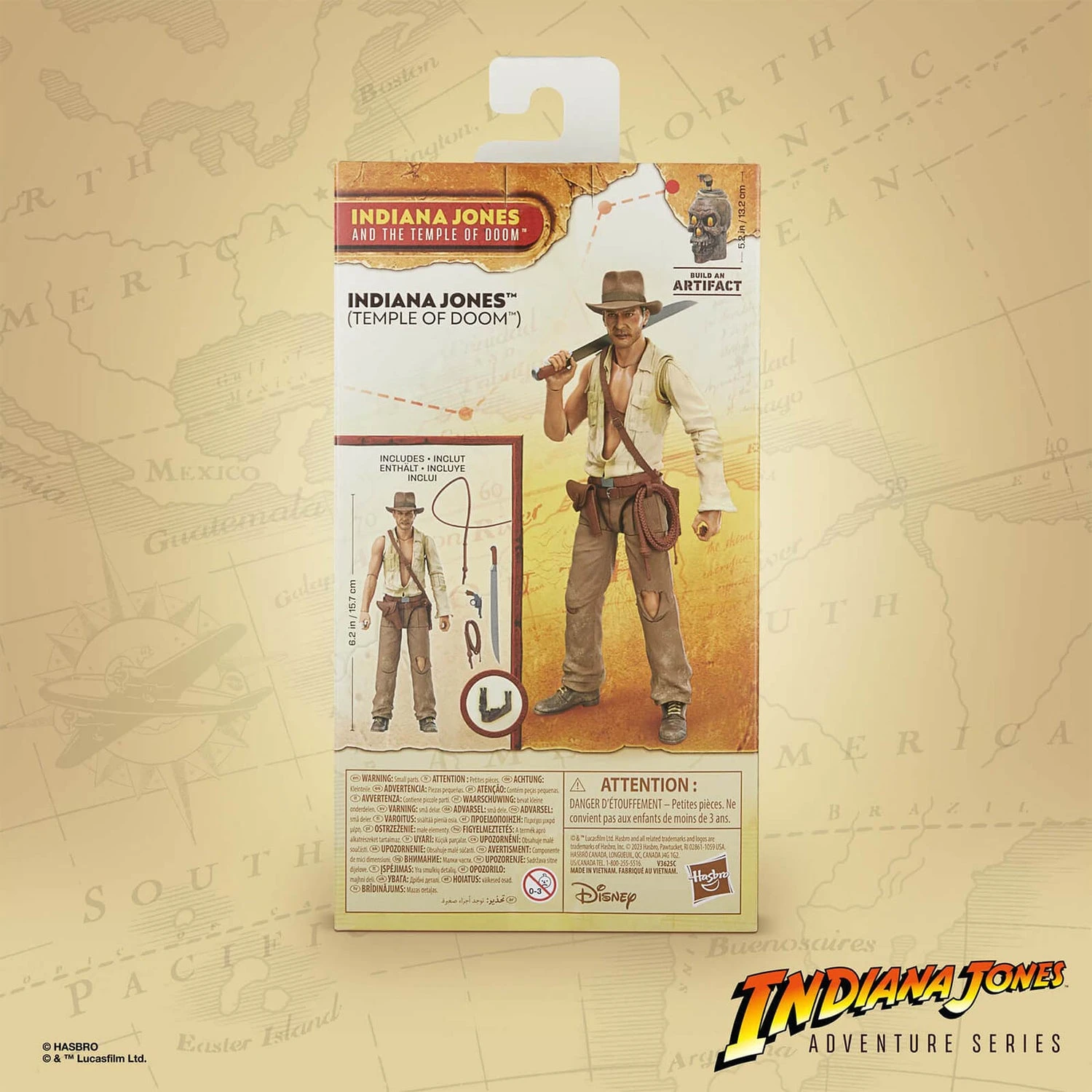 Hasbro Indiana Jones Adventure Series Indiana Jones (Temple Of Doom) Action Figure 11 Hasbro Indiana Jones Adventure Series Indiana Jones (Temple Of Doom) Action Figure - Image 9