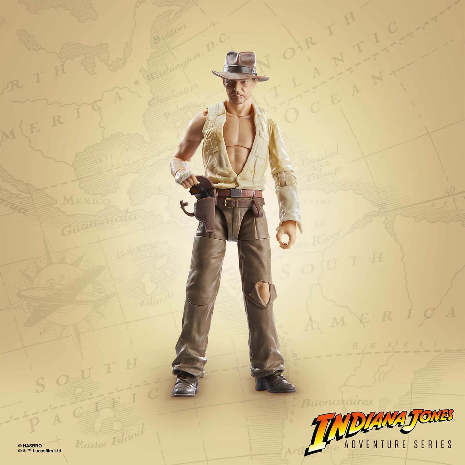 Hasbro Indiana Jones Adventure Series Indiana Jones (Temple Of Doom) Action Figure 7 Hasbro Indiana Jones Adventure Series Indiana Jones (Temple Of Doom) Action Figure - Image 5