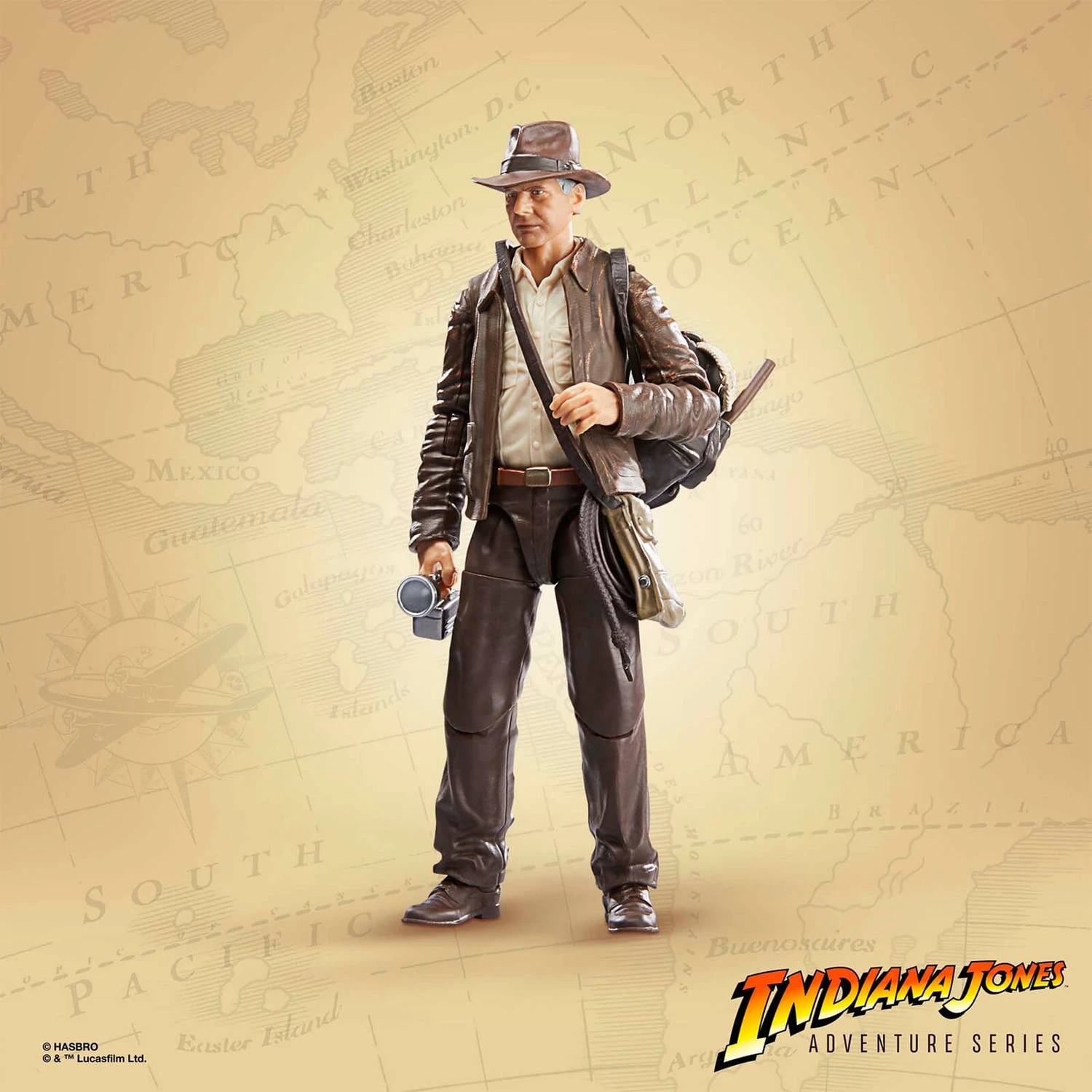 Hasbro Indiana Jones Adventure Series Indiana Jones (Dial Of Destiny) Action Figure 5 Hasbro Indiana Jones Adventure Series Indiana Jones (Dial Of Destiny) Action Figure - Image 3