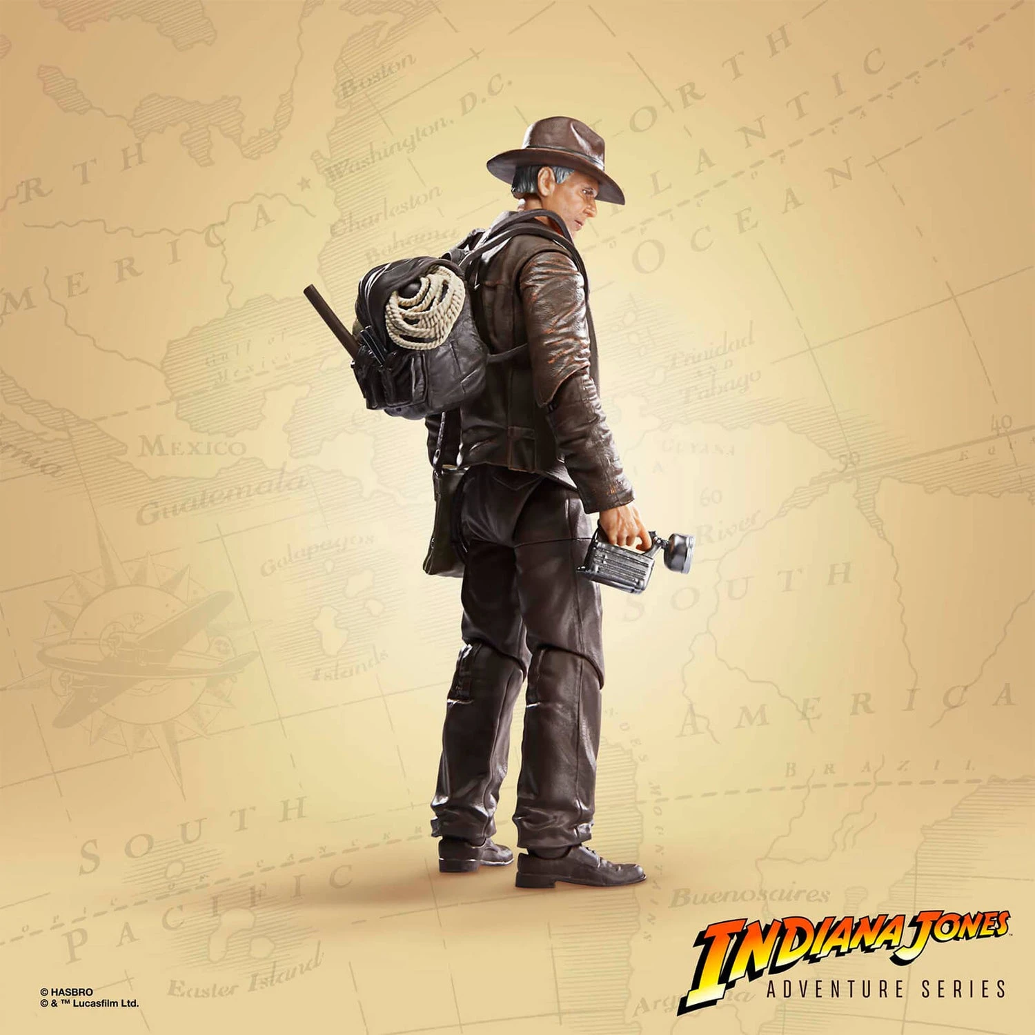 Hasbro Indiana Jones Adventure Series Indiana Jones (Dial Of Destiny) Action Figure 6 Hasbro Indiana Jones Adventure Series Indiana Jones (Dial Of Destiny) Action Figure - Image 4
