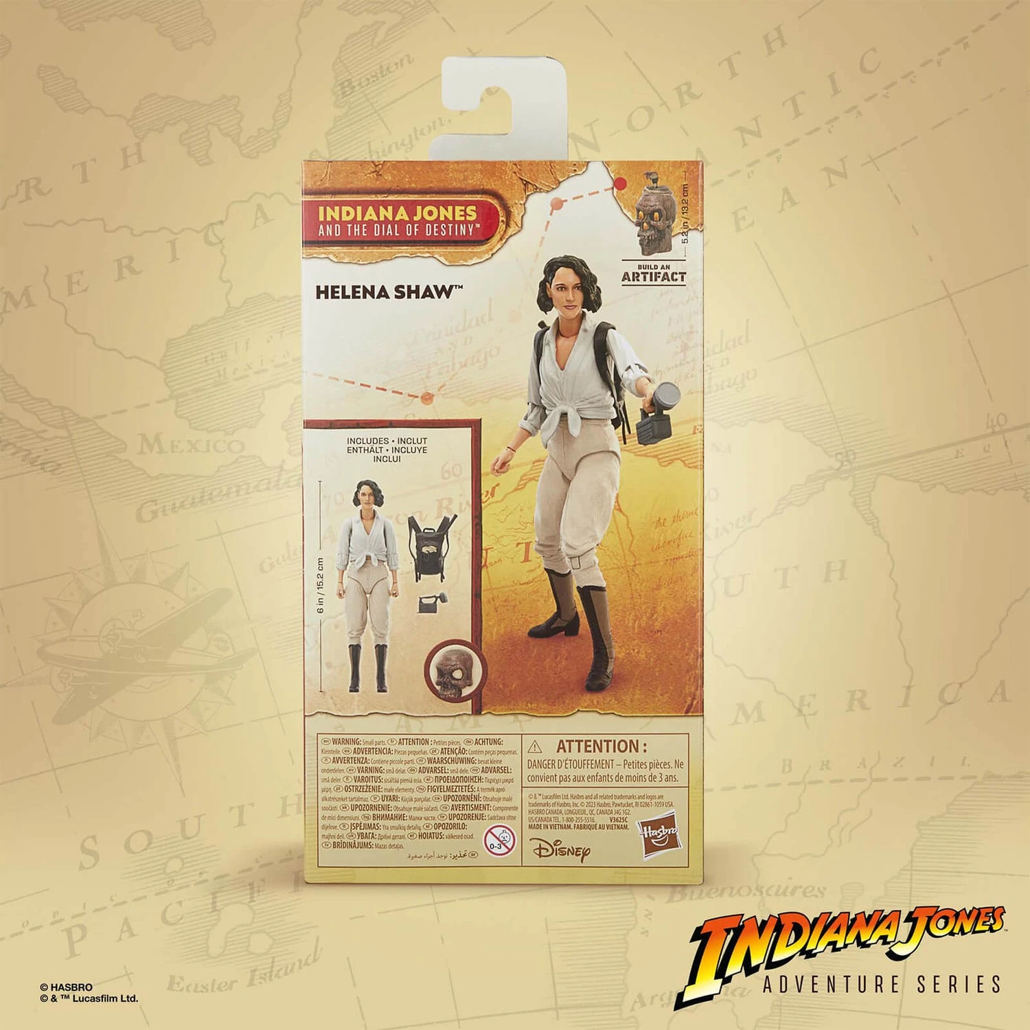 Hasbro Indiana Jones Adventure Series Helena Shaw (Dial Of Destiny) Action Figure 11 Hasbro Indiana Jones Adventure Series Helena Shaw (Dial Of Destiny) Action Figure - Image 9