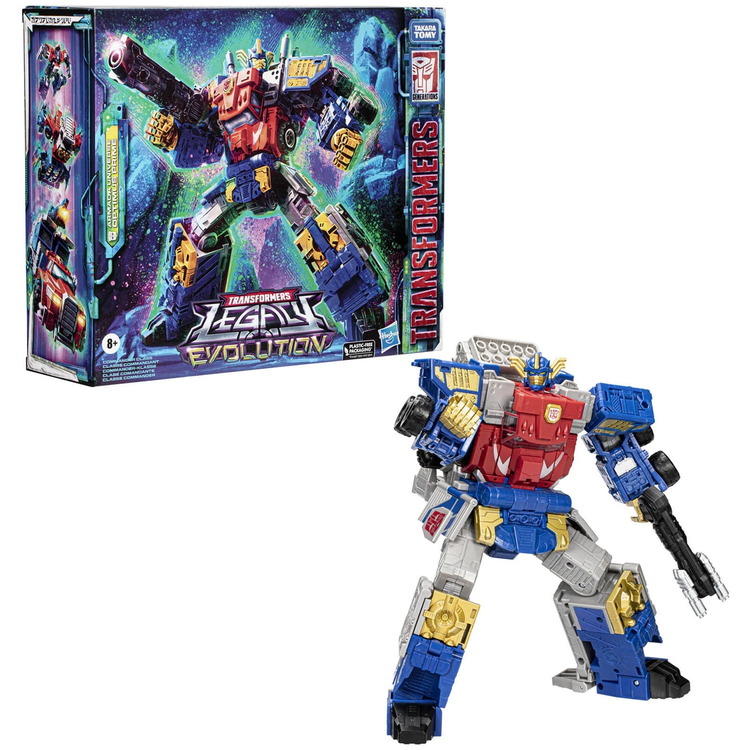 Hasbro Transformers Legacy Evolution Commander Armada Universe Optimus Prime Action Figure 10 Hasbro Transformers Legacy Evolution Commander Armada Universe Optimus Prime Action Figure - Image 8