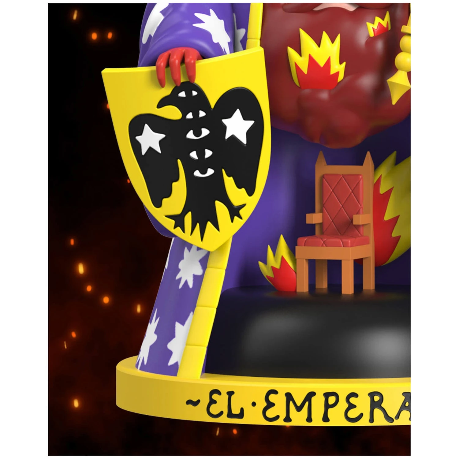 Mighty Jaxx El Emperador By Ricardo Cavolo 10" Collectible Figure 12 Mighty Jaxx El Emperador By Ricardo Cavolo 10" Collectible Figure - Image 10