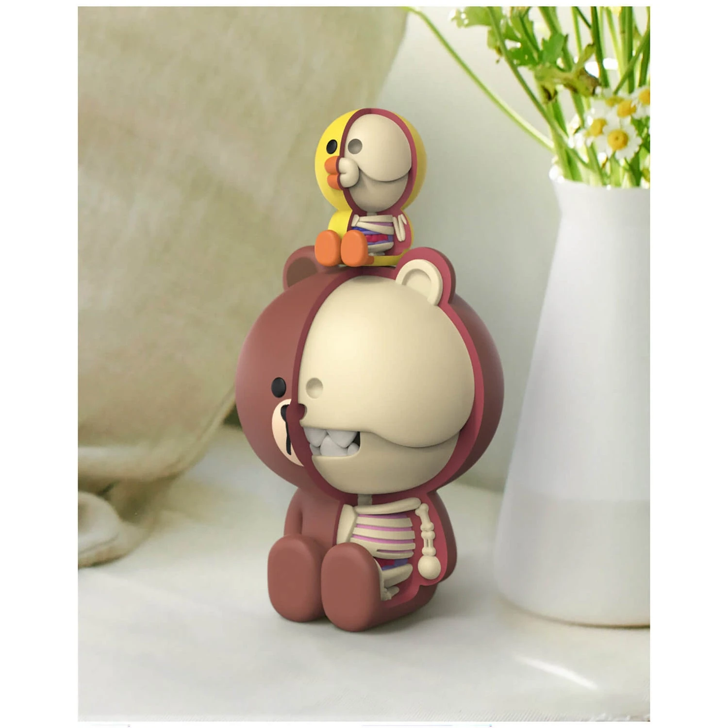 Mighty Jaxx XXRAY PLUS Brown And Sally 7.5" Collectible Figure 14 Mighty Jaxx XXRAY PLUS Brown And Sally 7.5" Collectible Figure - Image 12