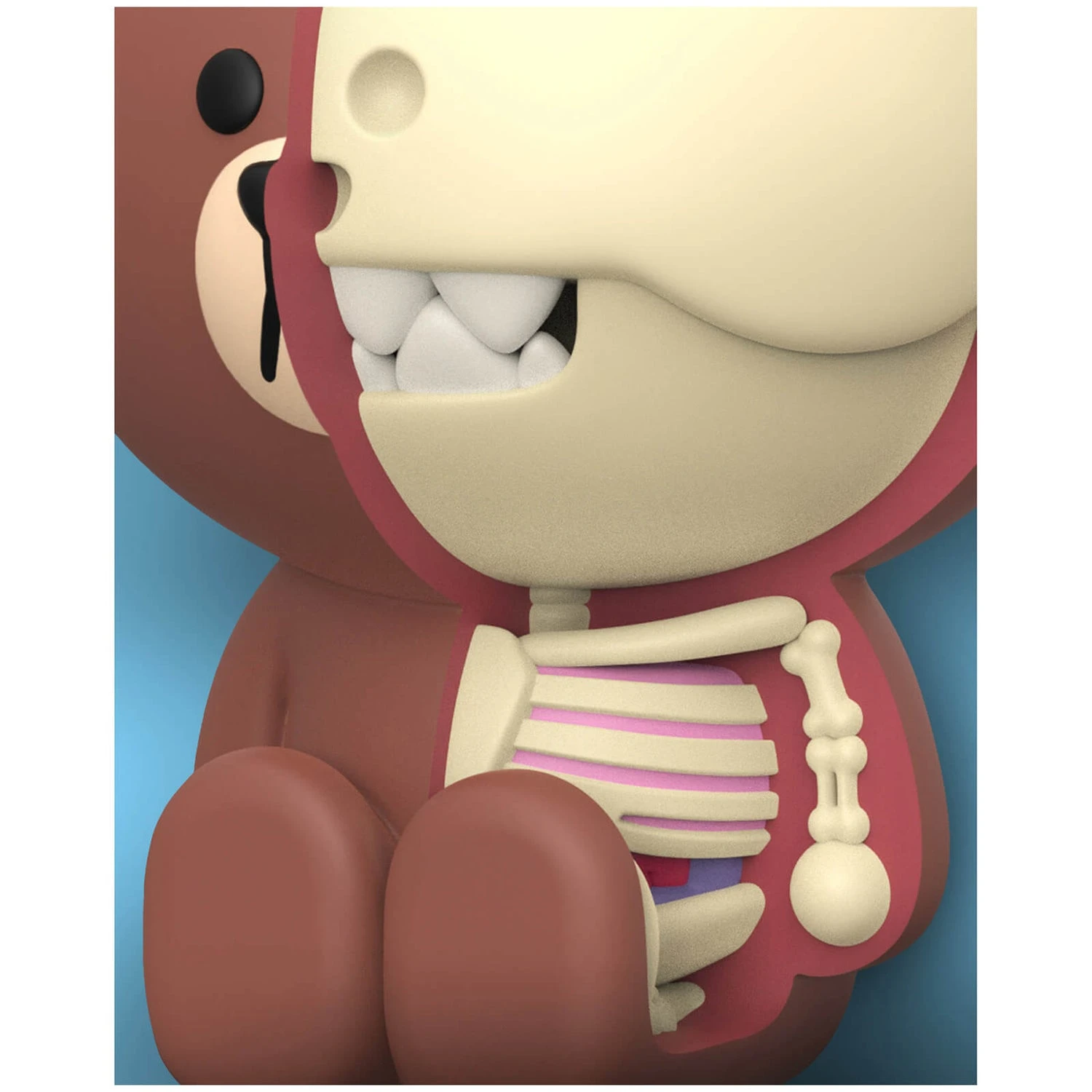 Mighty Jaxx XXRAY PLUS Brown And Sally 7.5" Collectible Figure 11 Mighty Jaxx XXRAY PLUS Brown And Sally 7.5" Collectible Figure - Image 9