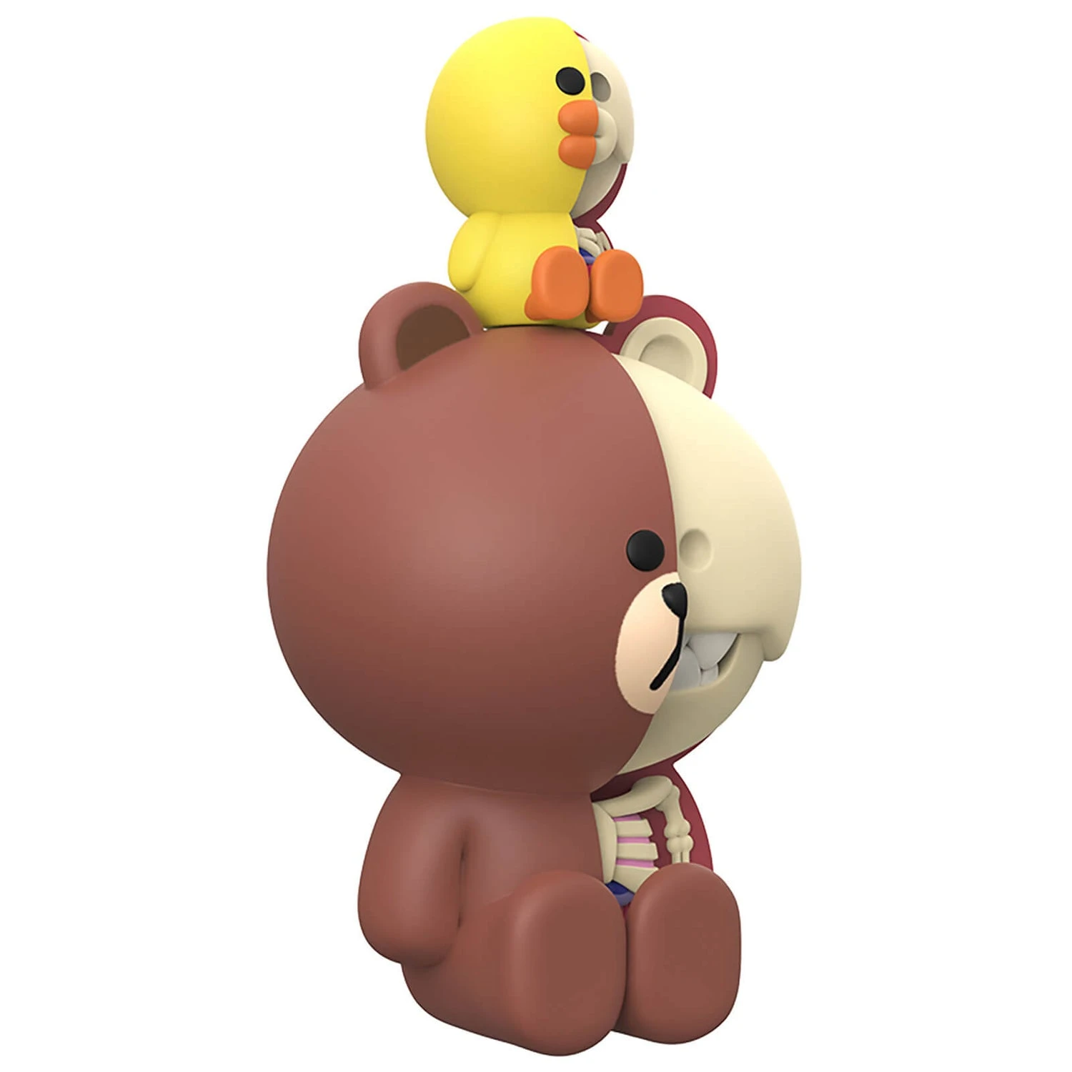 Mighty Jaxx XXRAY PLUS Brown And Sally 7.5" Collectible Figure 10 Mighty Jaxx XXRAY PLUS Brown And Sally 7.5" Collectible Figure - Image 8