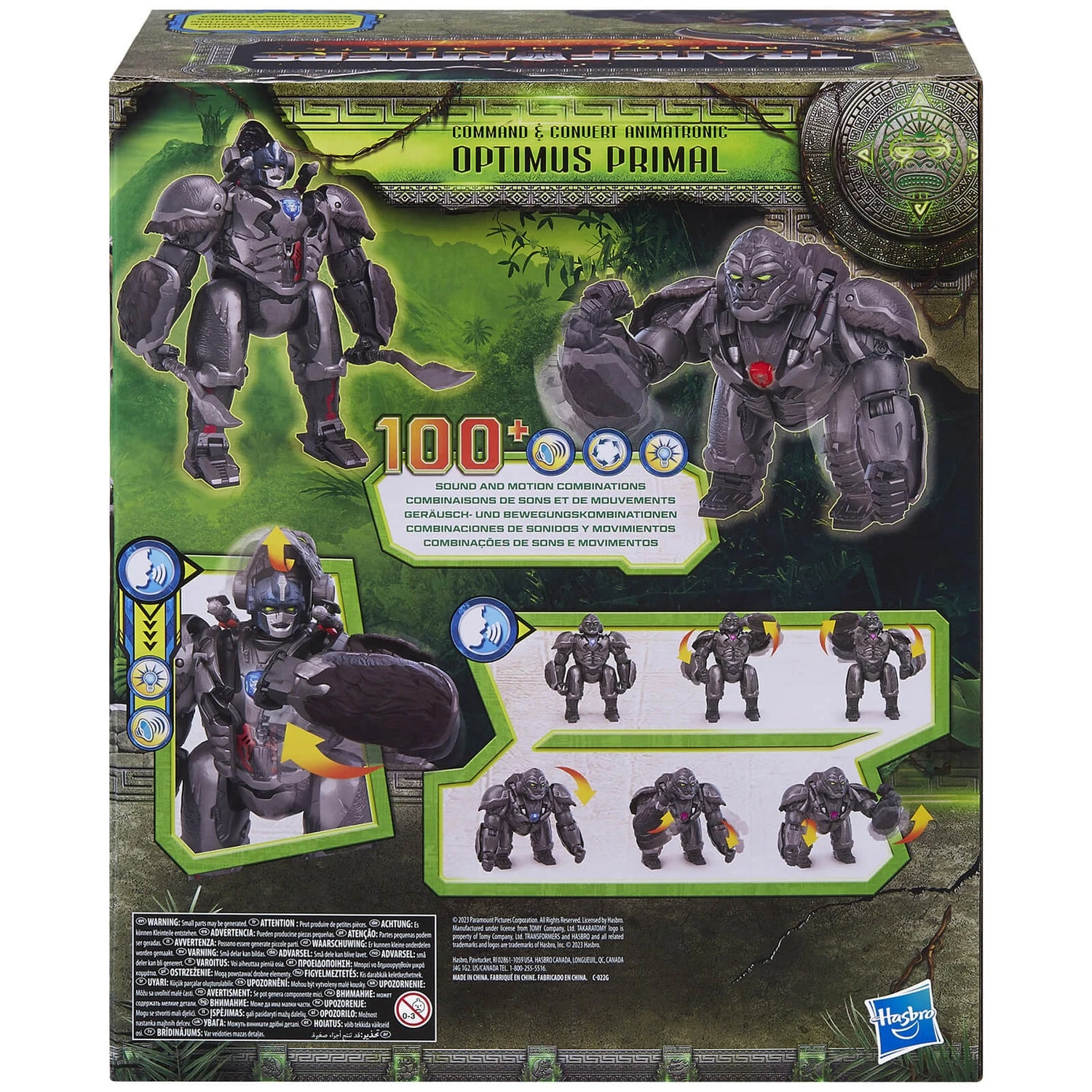 Brand Hasbro Transformers: Rise Of The Beasts Command & Convert Animatronic Optimus Primal 7 Brand Hasbro Transformers: Rise Of The Beasts Command & Convert Animatronic Optimus Primal - Image 5