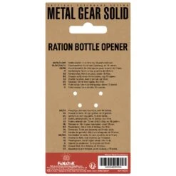 Metal Gear Premium Bottle Opener By Fanattik -Action Figures Shop 14851047 5785059998979425