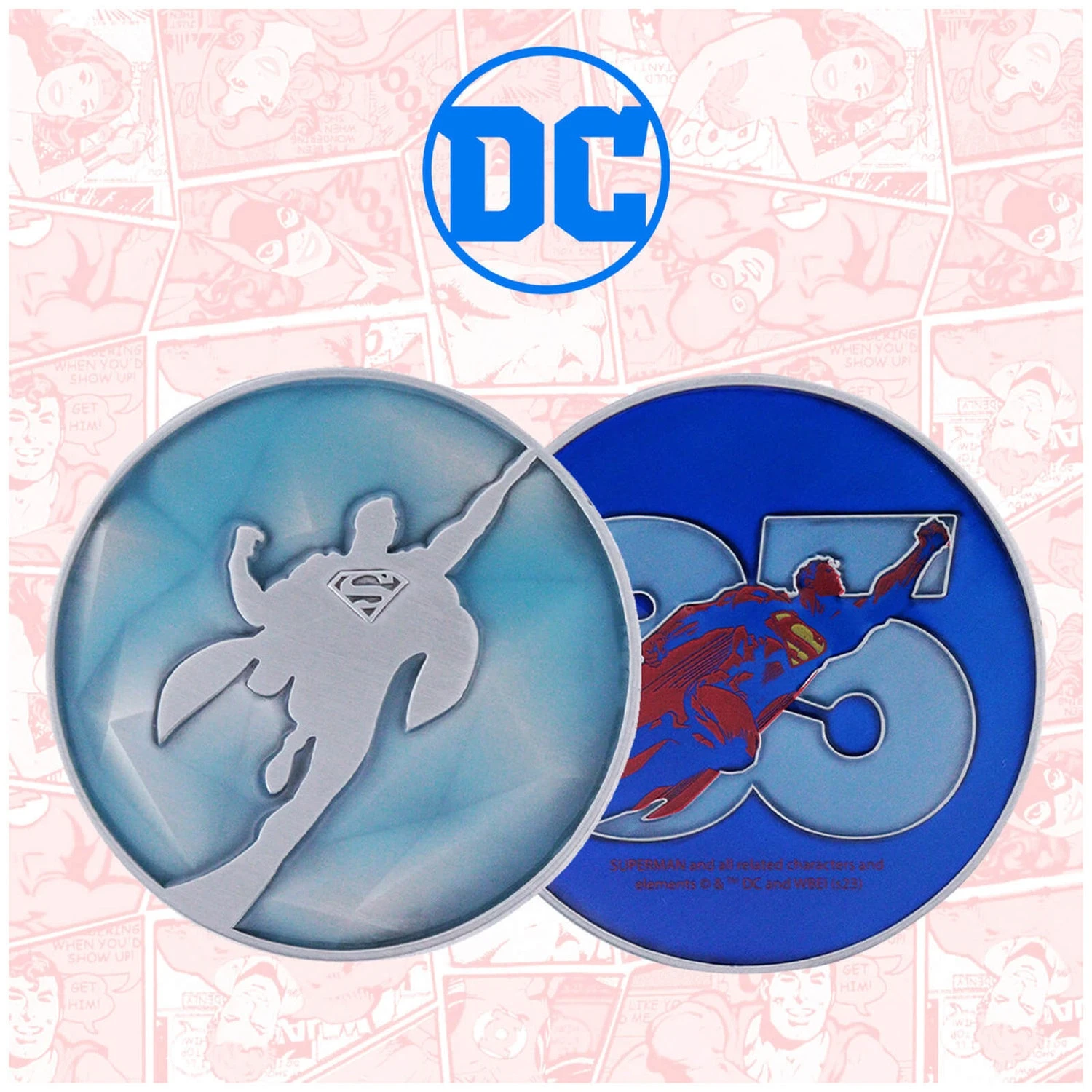 Superman 85th Anniversary Medallion 5 Superman 85th Anniversary Medallion - Image 3