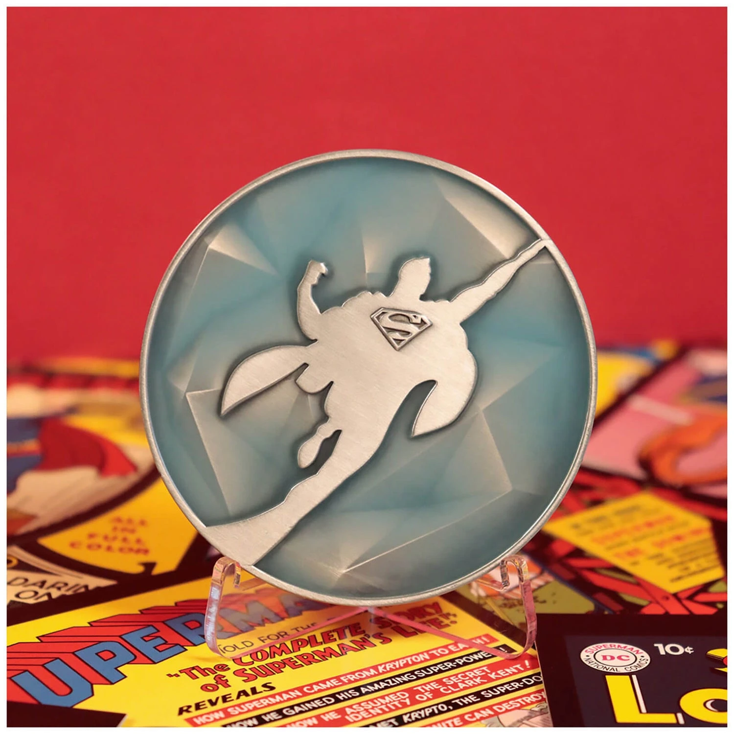 Superman 85th Anniversary Medallion 9 Superman 85th Anniversary Medallion - Image 7