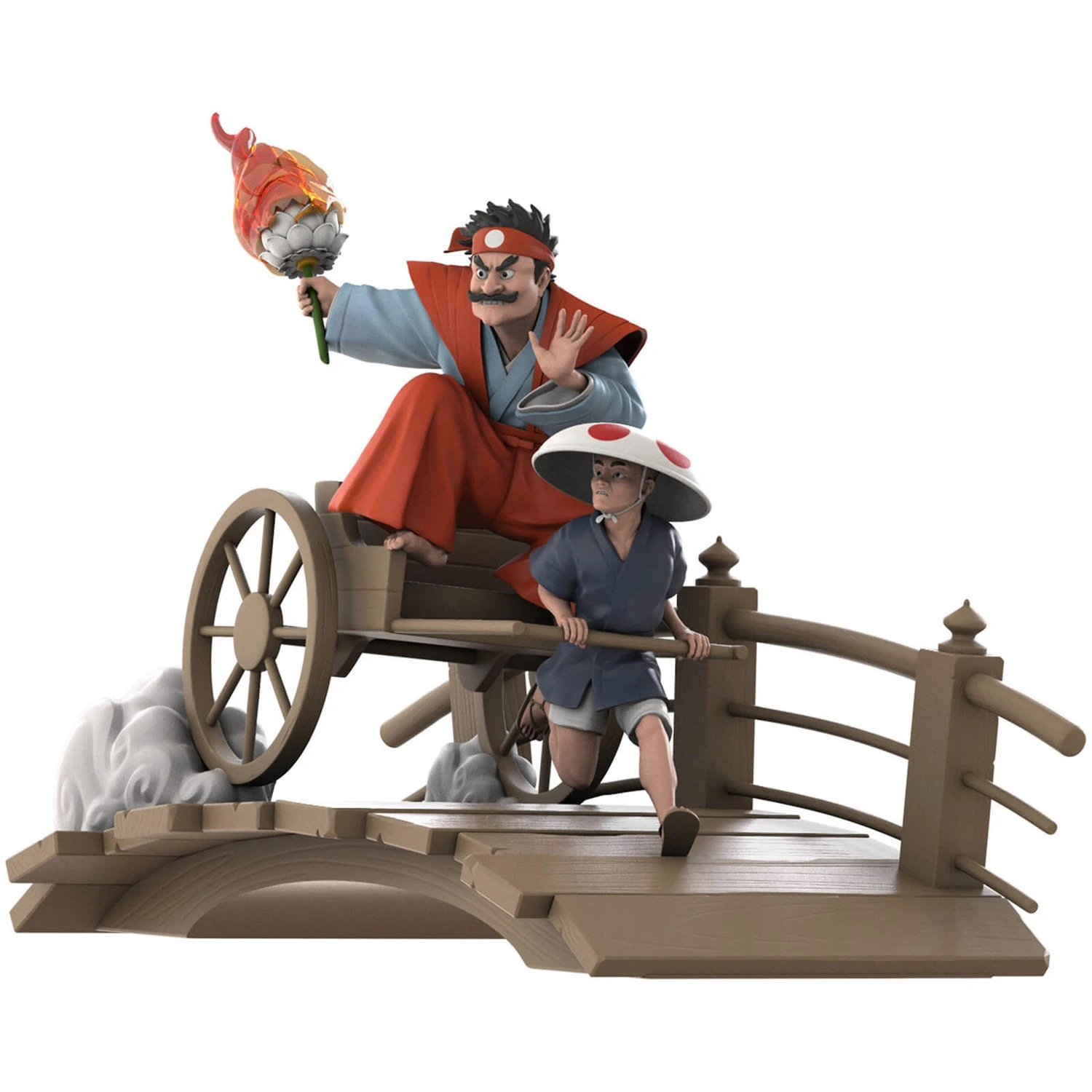 Ukiyo-E Rickshaw Kart: Mushroom Shogun By Jed Henry 3 Ukiyo-E Rickshaw Kart: Mushroom Shogun By Jed Henry